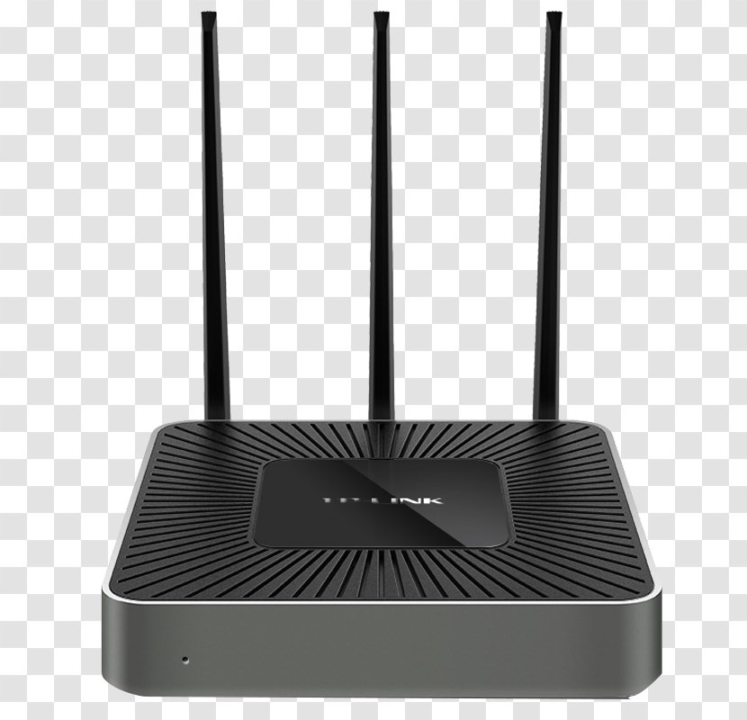 TP-Link Router Wireless Network Wi-Fi - Black Dual Antenna Transparent PNG