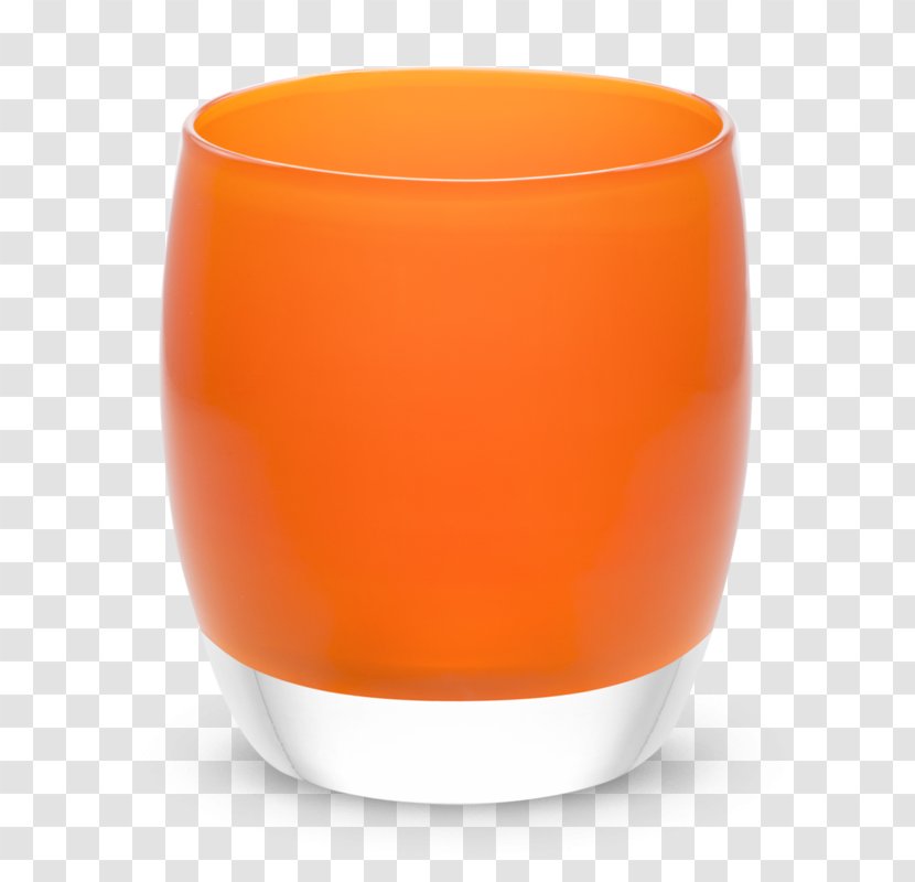Table Glassybaby Foot Rests Votive Candle - Tangerine Transparent PNG