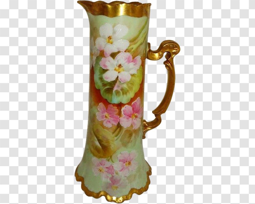 Jug Vase Porcelain Pitcher Mug - Cup - Hand-painted Flower Pot Transparent PNG