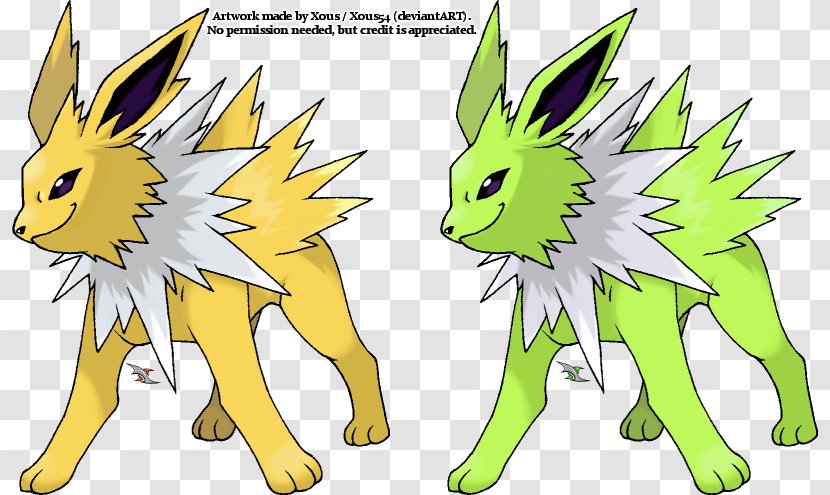 Pokémon X And Y Jolteon Eevee Flareon - Silhouette - Pokemon Cursors Transparent PNG