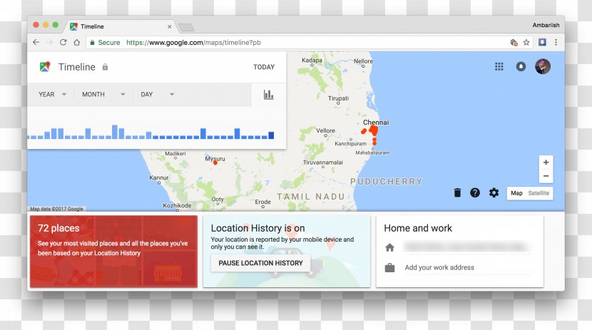 Google Maps Location History Computer Program - Swfa Outdoors - Map Transparent PNG