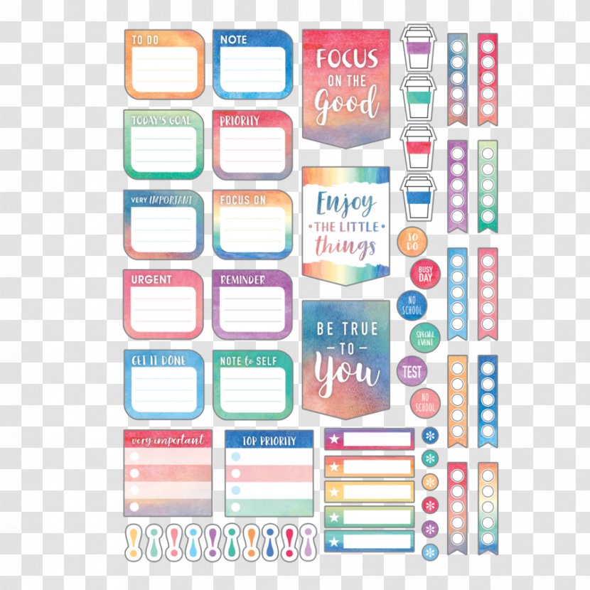 Watercolor Lesson Plan And Record Book Paper Teacher Transparent PNG