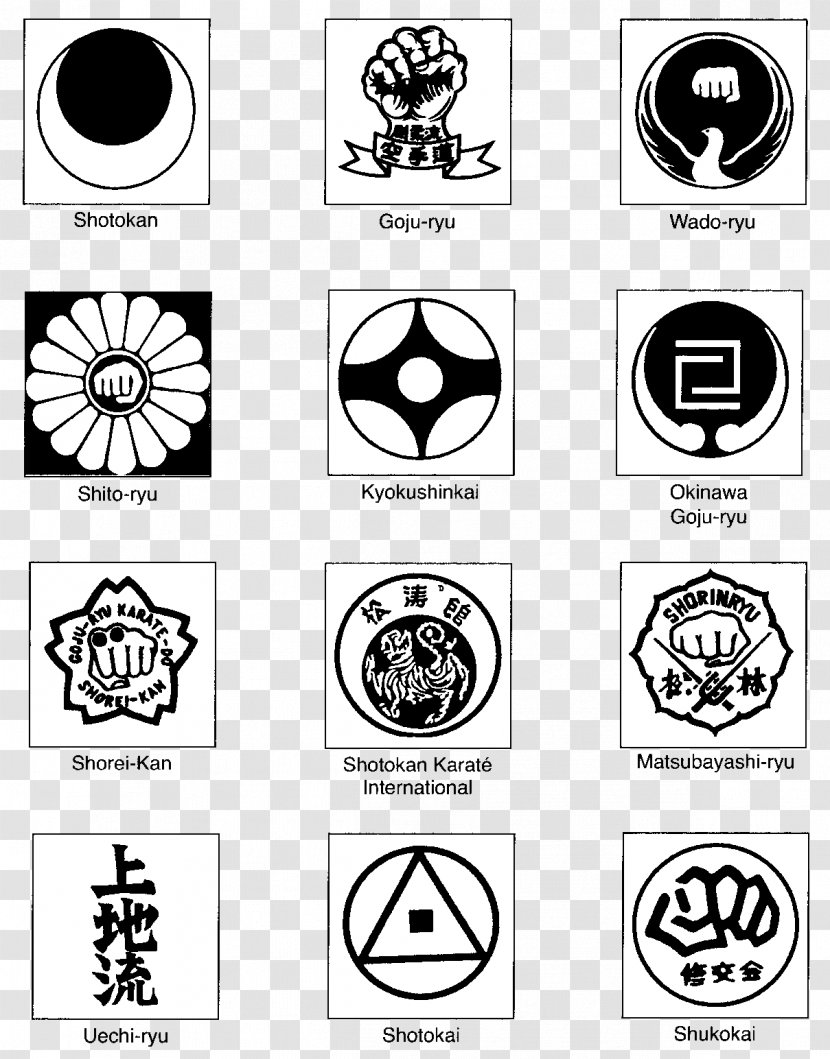 Graphic Design Logo Symbol - White - Karate Transparent PNG
