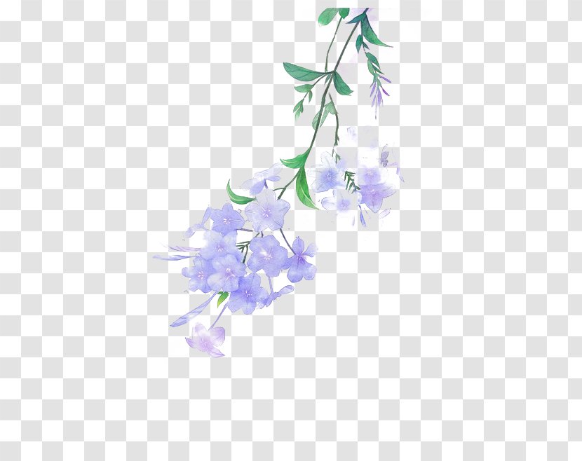 Illustration - Lilac - Blue Snowflake Vector Transparent PNG