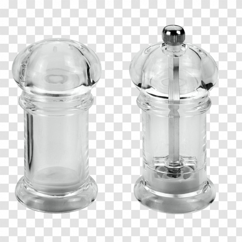 Salt And Pepper Shakers Glass Black Cellar - Kitchen - Caracter Transparent PNG