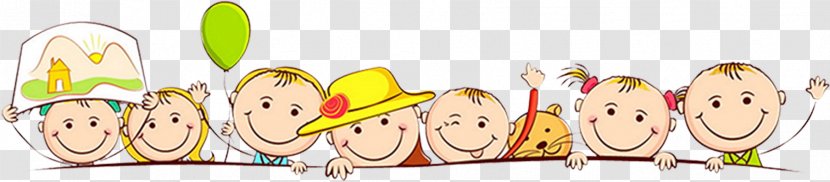 Child Kindergarten Tmall Poster School - Yellow - Cute Kids Transparent PNG