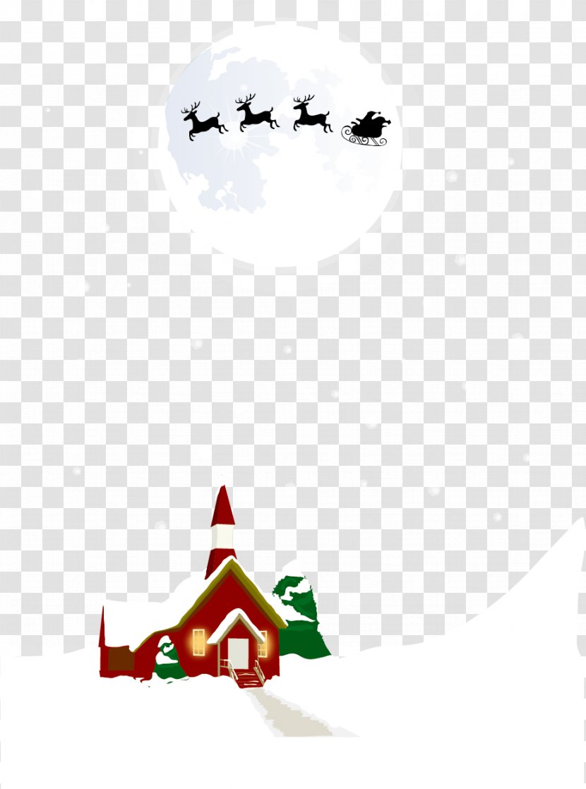 Christmas Euclidean Vector - Red - Creative Snowy Winter Tourism Transparent PNG