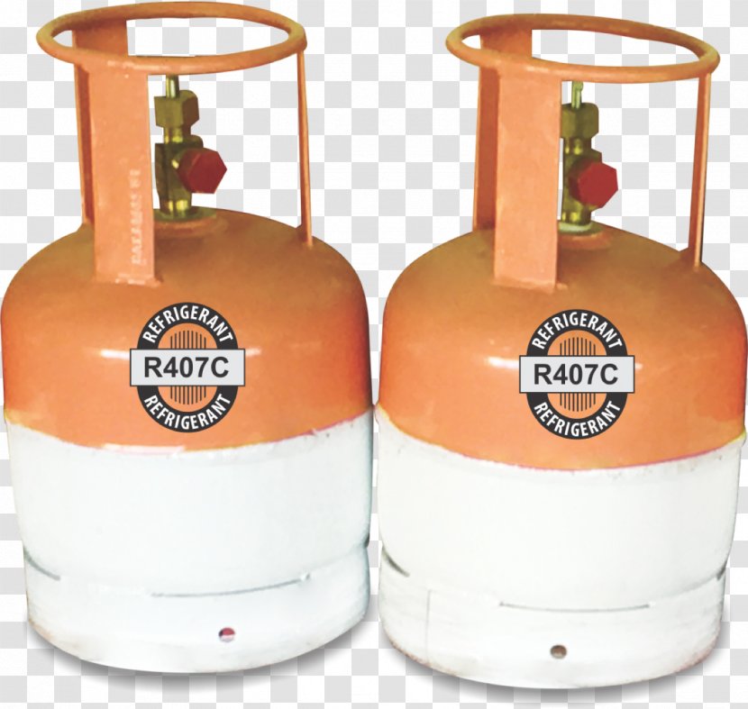 R-407c Refrigerant Gas R-410A 1,1,1,2-Tetrafluoroethane - Packaging And Labeling - Refrigeration Transparent PNG