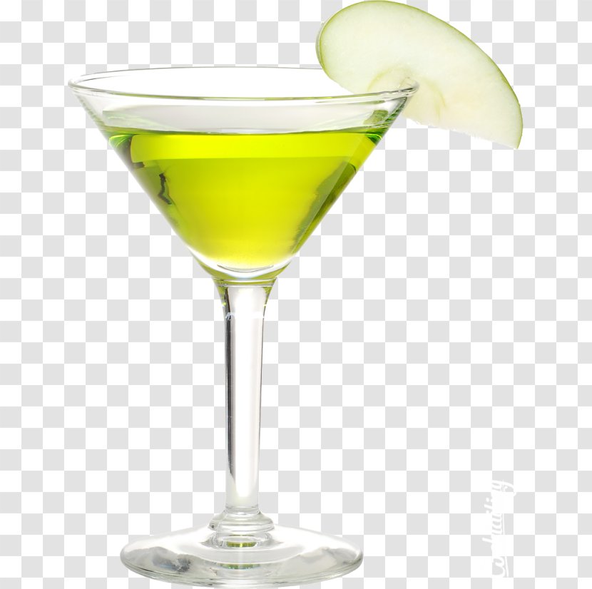 Cocktail Garnish Appletini Daiquiri Martini - Glass Transparent PNG