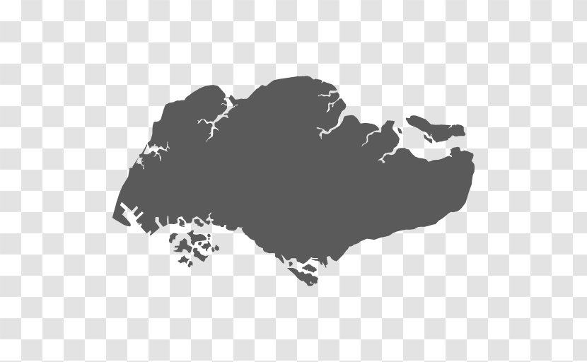 Flag Of Singapore Map - Contour Line Transparent PNG