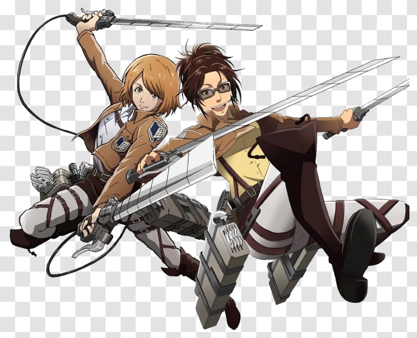 Hange Zoe Eren Yeager A.O.T.: Wings Of Freedom Mikasa Ackerman Erwin Smith - Cartoon - Hanji Transparent PNG