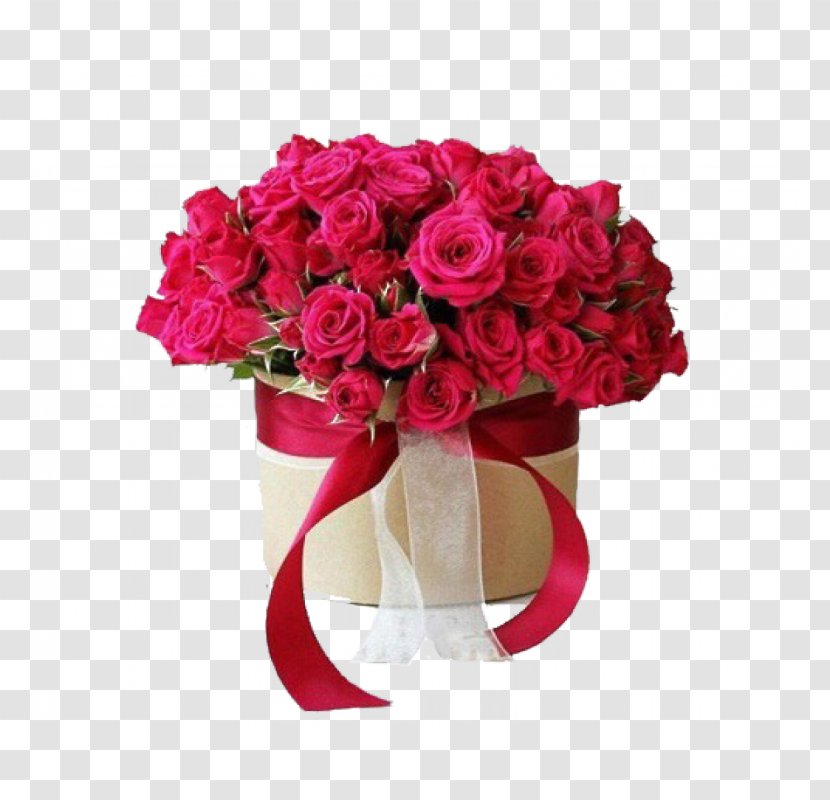 Flower Bouquet Garden Roses Box V Korobke Transparent PNG