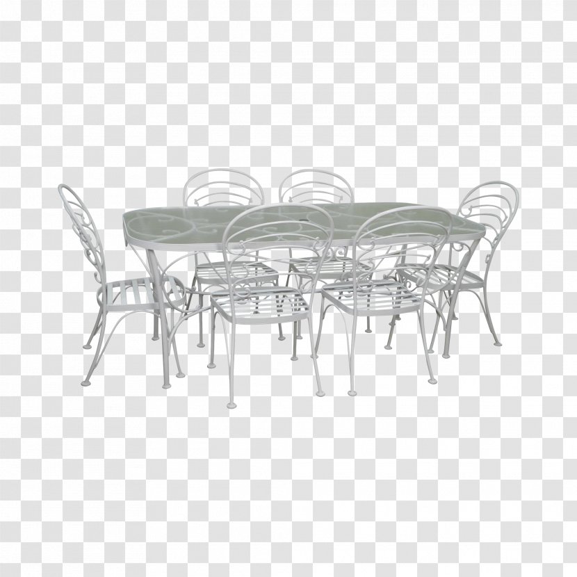 Table Chair Rectangle - Furniture Transparent PNG