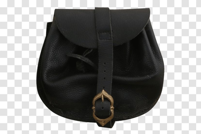 Handbag Leather Black M Transparent PNG