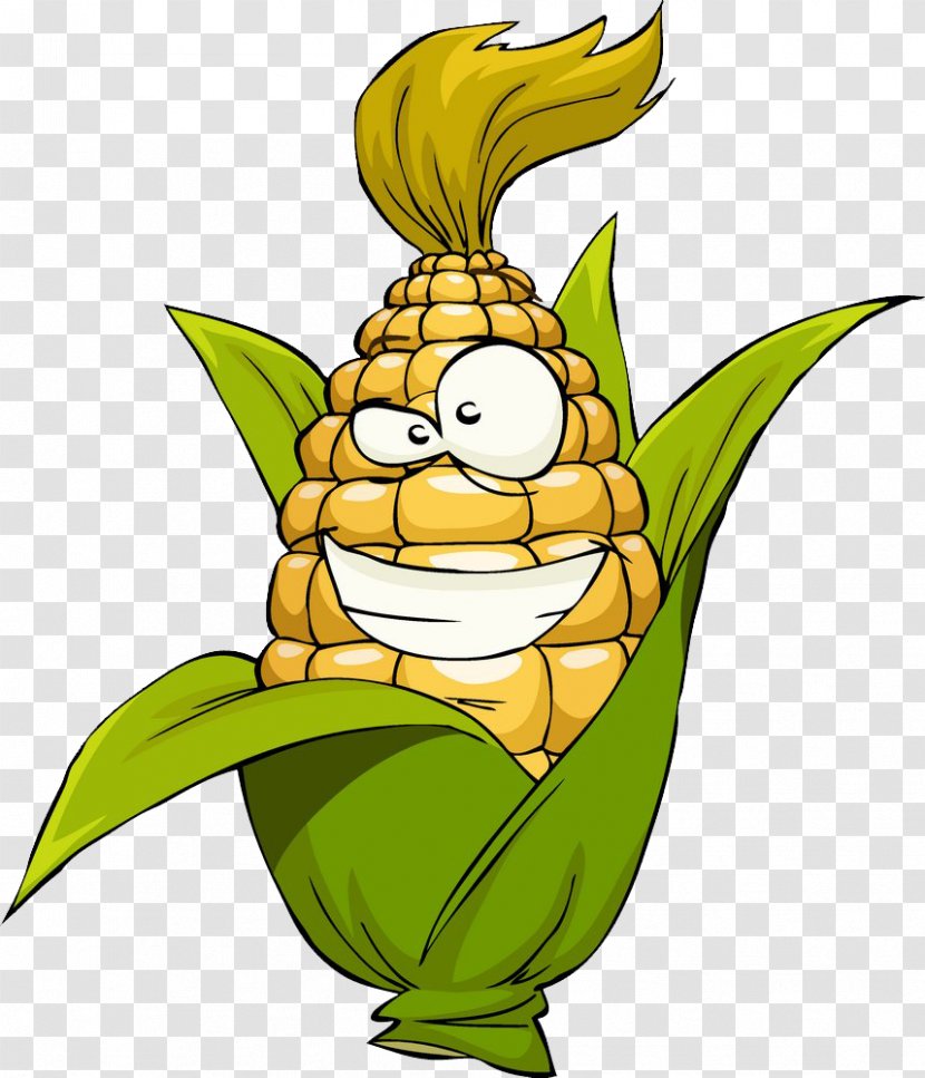 Corn On The Cob Maize Cartoon Clip Art Transparent PNG