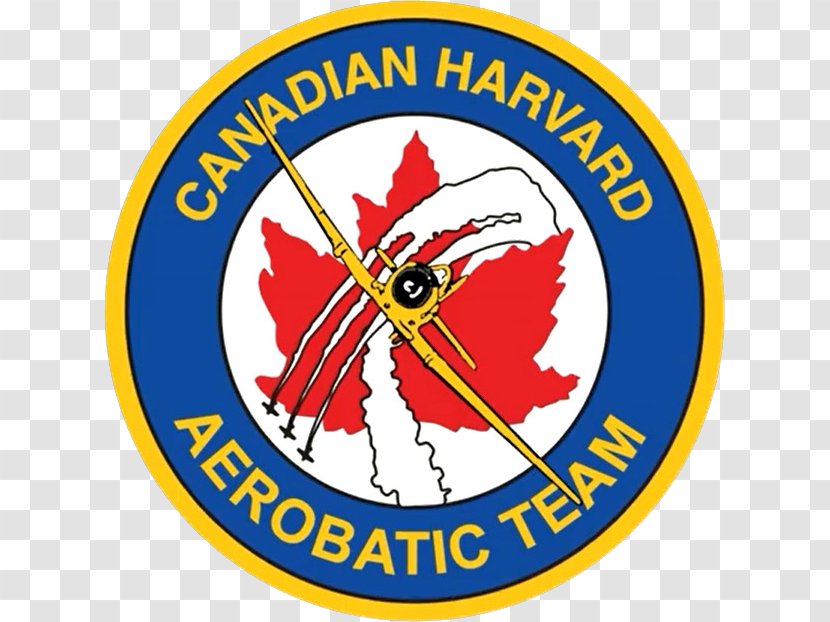 Airplane Logo Aerobatics Canadian Harvard Aircraft Association - Badge Transparent PNG