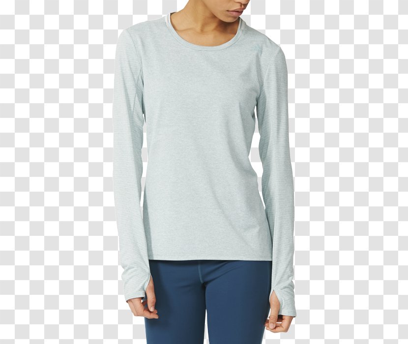 Long-sleeved T-shirt Slipper Adidas - Bluza - Dame Transparent PNG