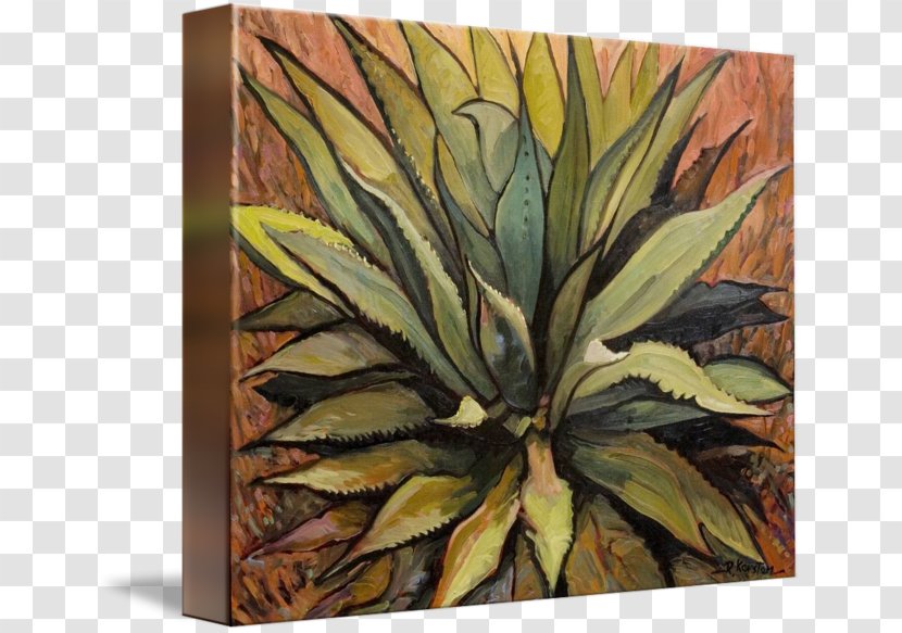Agave Azul Deserti Modern Art Gallery Wrap Pineapple Transparent PNG