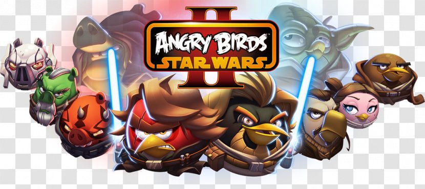 Angry Birds Star Wars II Mace Windu Anakin Skywalker Palpatine - Hero Transparent PNG