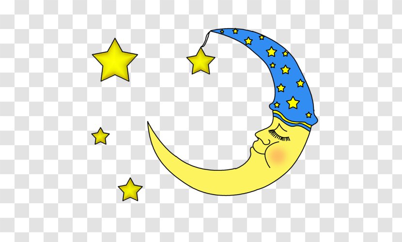 Moon - Cartoon - Text Transparent PNG