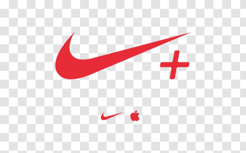 Nike+ Swoosh Logo - Text - Nike Transparent PNG