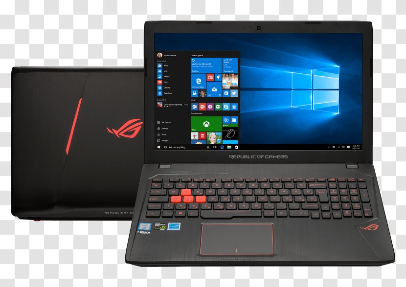 Laptop Dell Intel Acer Aspire ASUS - Electronics Transparent PNG