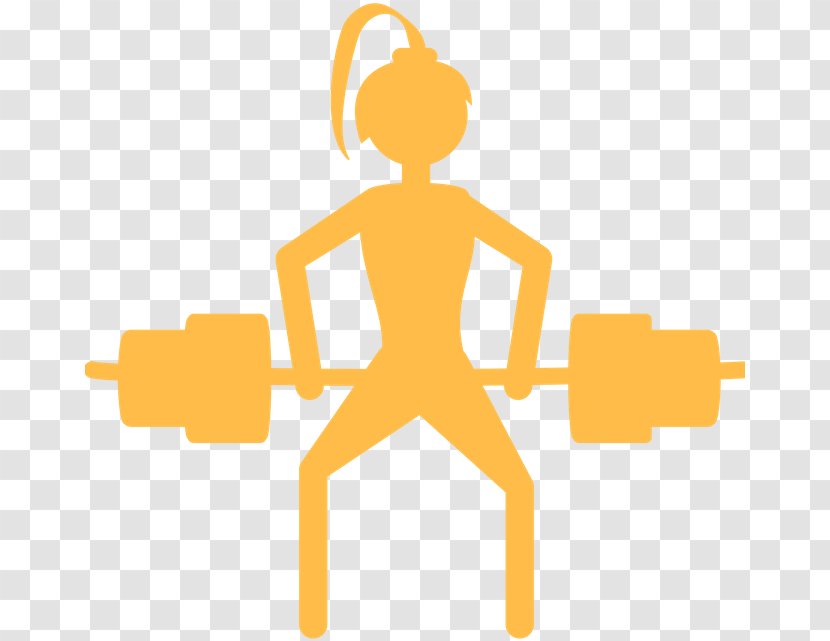 Woman Cartoon - Silhouette - Logo Weight Training Transparent PNG