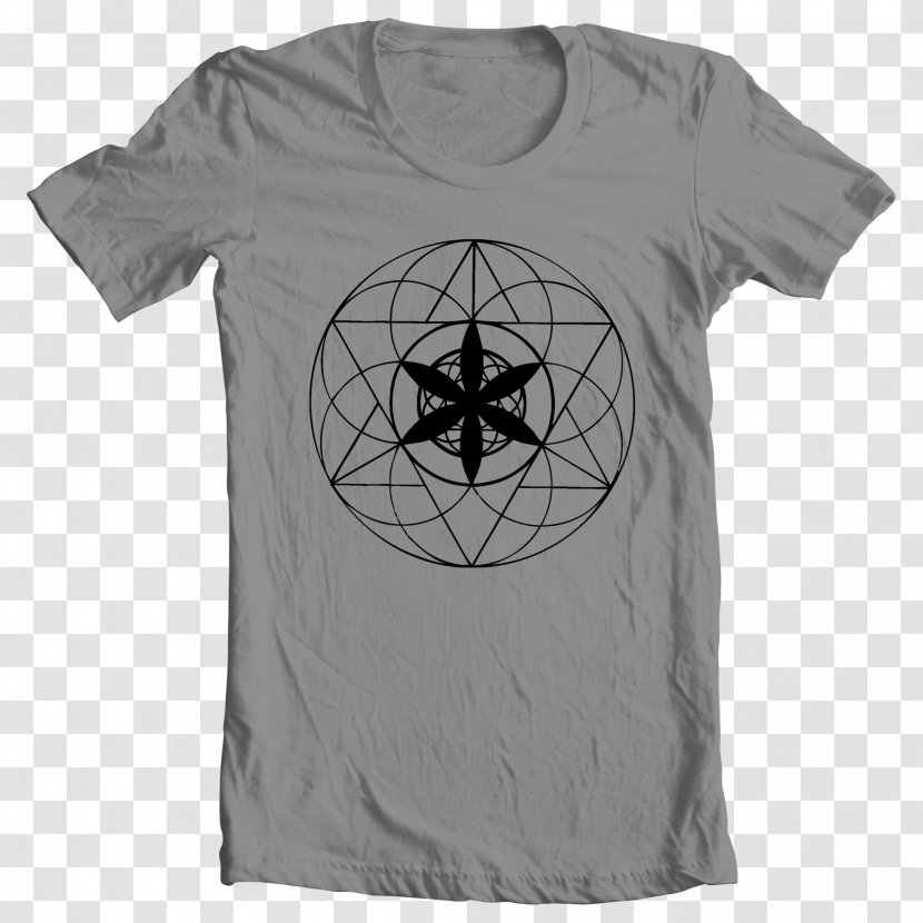 T-shirt Dracula Clothing Sleeve - Vampire - Grey Geometry Transparent PNG