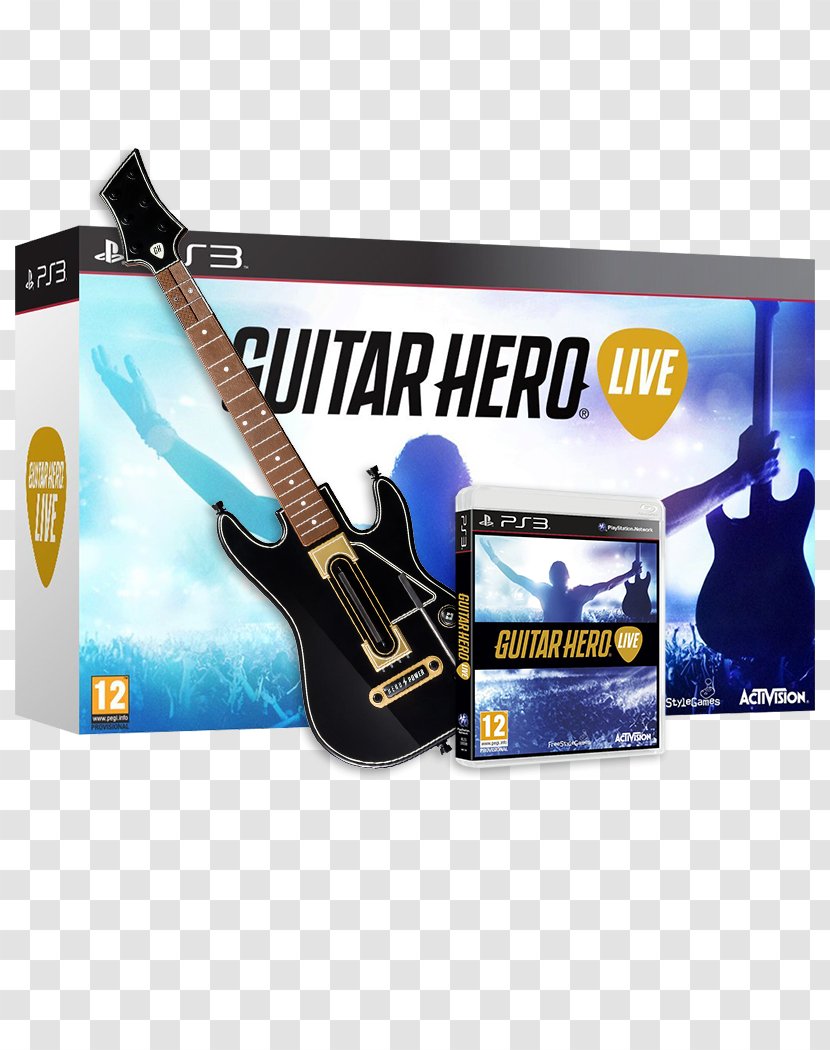 Guitar Hero Live Xbox 360 Smash Hits PlayStation 2 - Playstation Transparent PNG