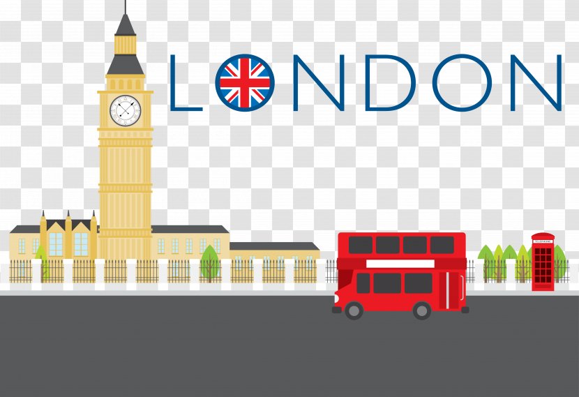 London Cartoon Illustration - Brand - Style Vector Transparent PNG