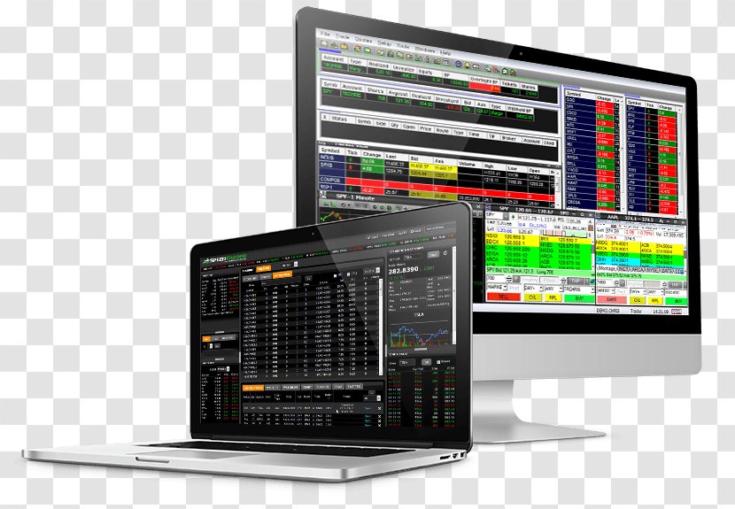 Computer Software Day Trading Electronic Platform Trader - Stock Transparent PNG