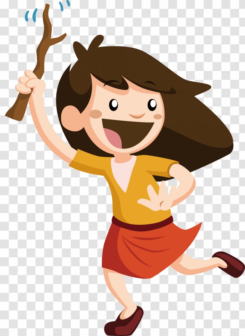 Cartoon Vector Graphics Illustration Clip Art - Royaltyfree - People Running Transparent PNG