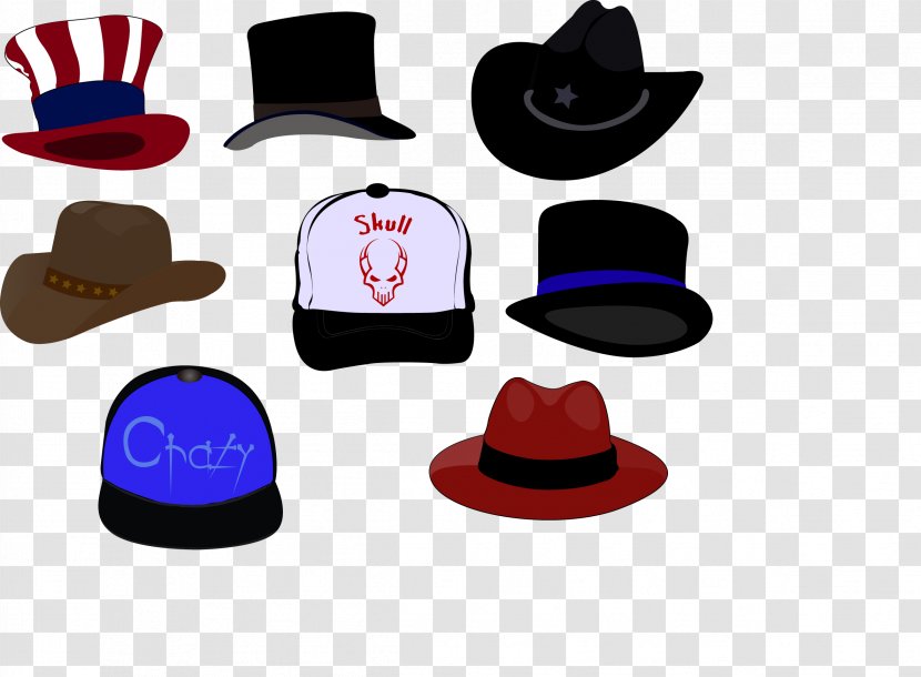 Fedora Cap Hat - Vector Transparent PNG