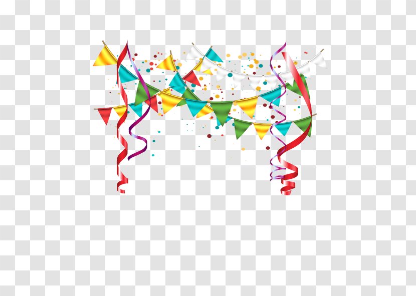 Party Free Content Clip Art - Flag Ribbon Decorative Pull Transparent PNG