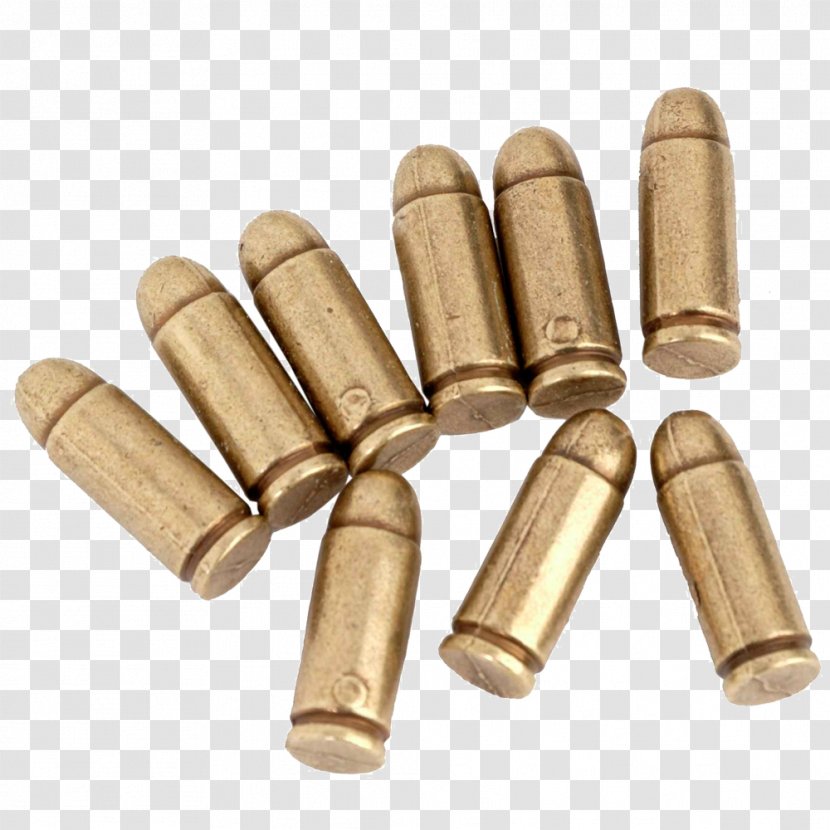Bullet Dummy Round Thompson Submachine Gun Firearm - Heart Transparent PNG