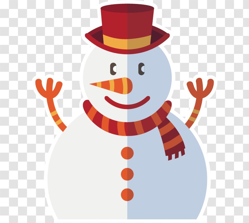 Santa Claus Reindeer Christmas - Fictional Character - Cute Snowman Transparent PNG