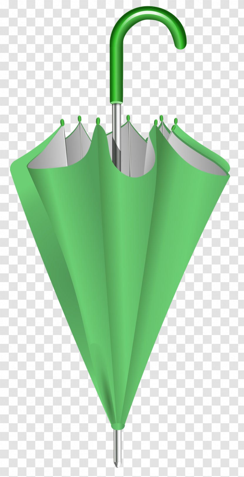 Umbrella Blue Clip Art - Green Closed Clipart Image Transparent PNG