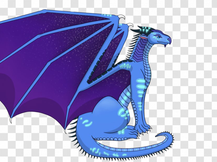 Electric Blue Cobalt Dragon - Fiction - Sparkling Transparent PNG