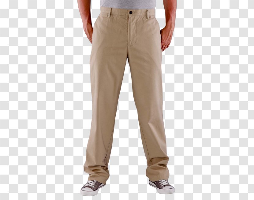 Khaki Jeans Cargo Pants Waist - Beige - Straight Trousers Transparent PNG
