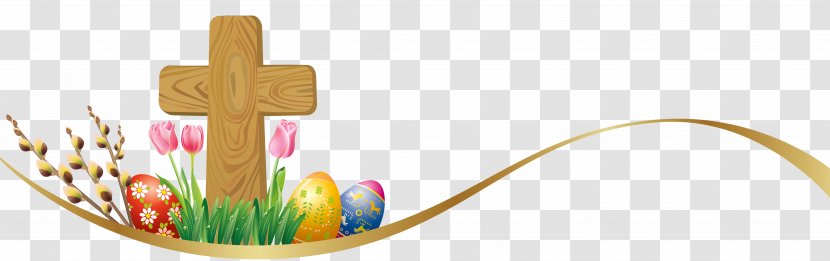 Easter Egg Cross Clip Art - Commodity - Deco With Eggs And Clipart Picture Transparent PNG