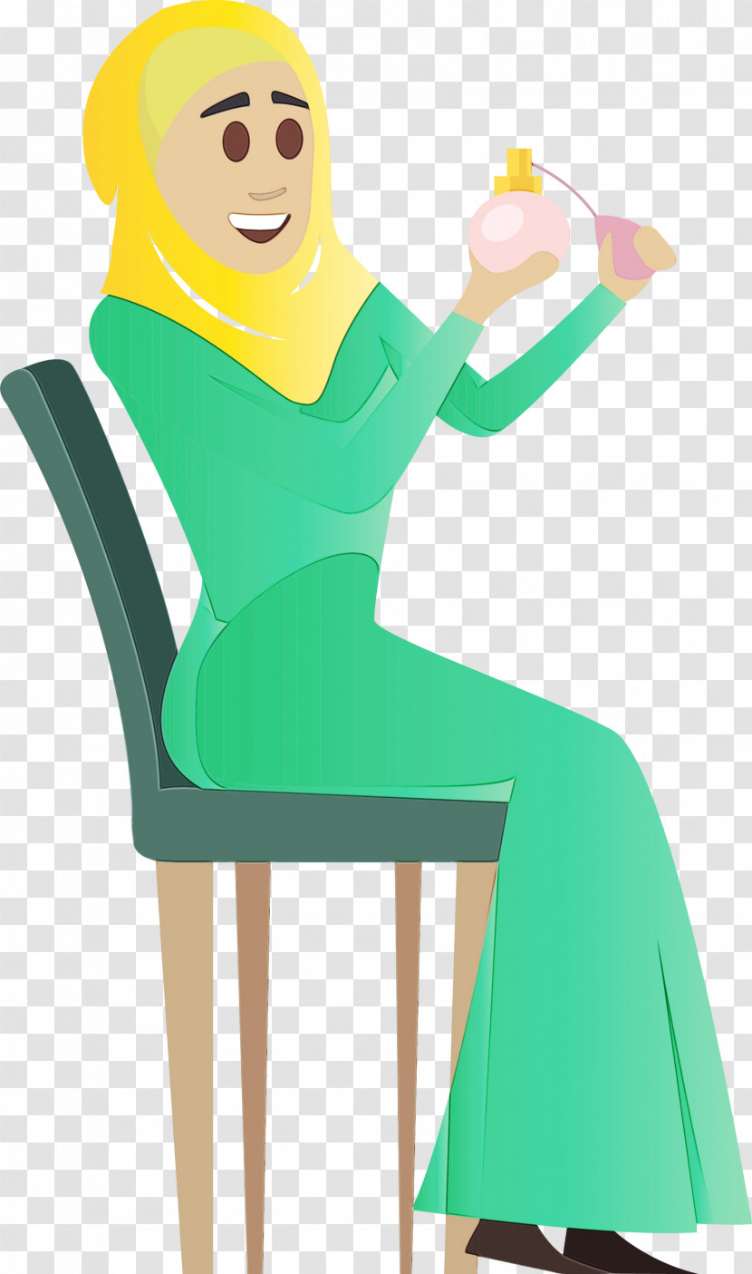 Green Cartoon Finger Transparent PNG