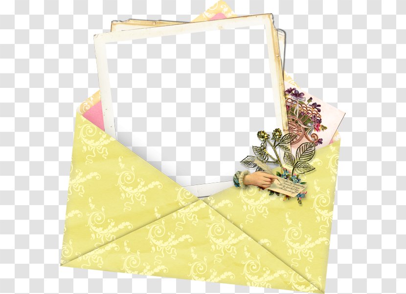 Paper Envelope Picture Frame Clip Art - Polyvore Transparent PNG