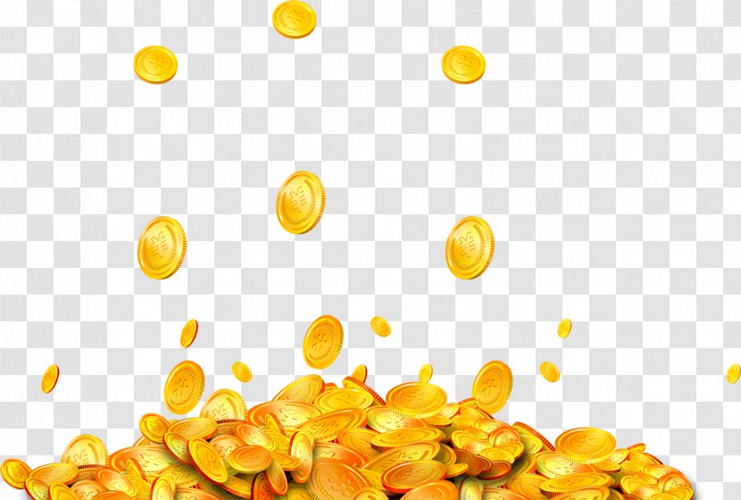 Gold Coin - Food - We Are Falling Ingot Transparent PNG