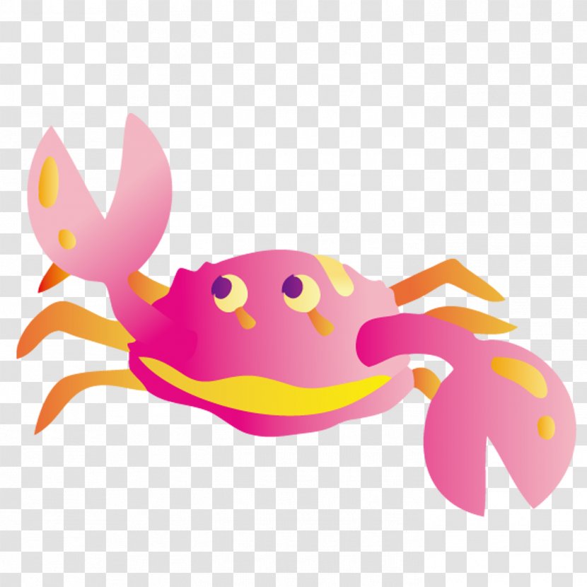 Crab - Element - Magenta Transparent PNG