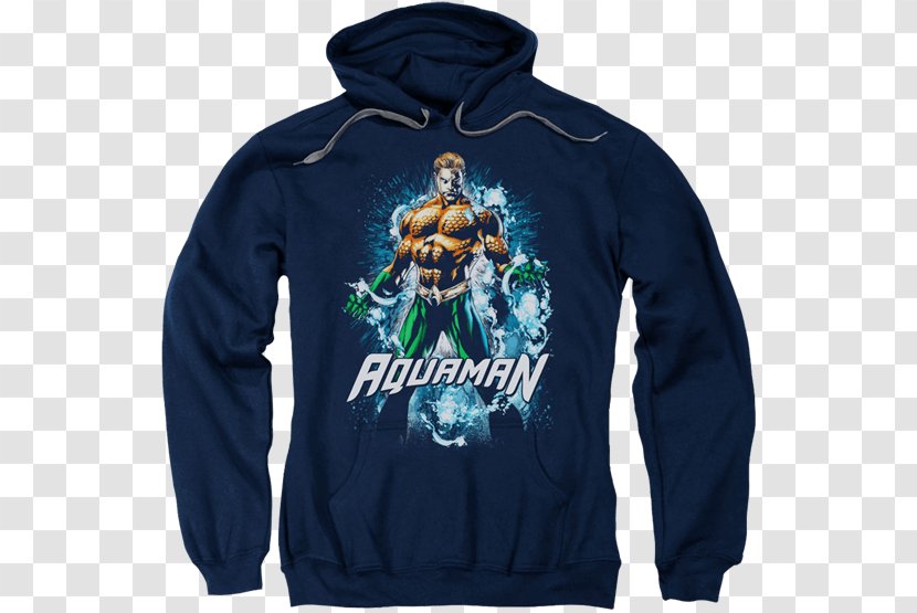 Hoodie T-shirt Aquaman Sweater Bluza - Clothing Transparent PNG
