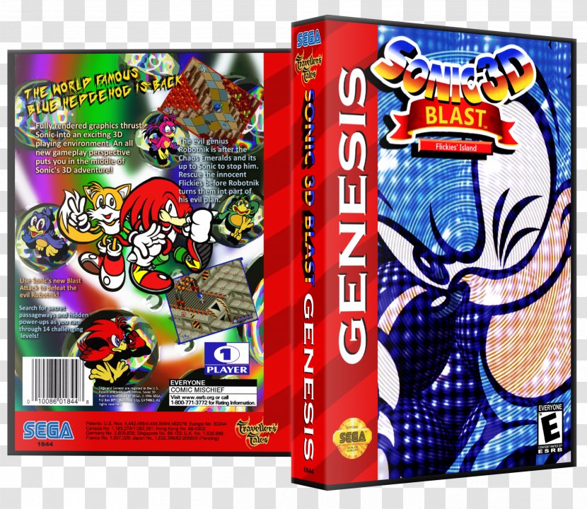 Sonic 3D Blast The Hedgehog 3 Mega Drive - Sega Transparent PNG