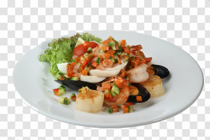 Vegetarian Cuisine Food Dish Garnish - Recipe - Salad Transparent PNG