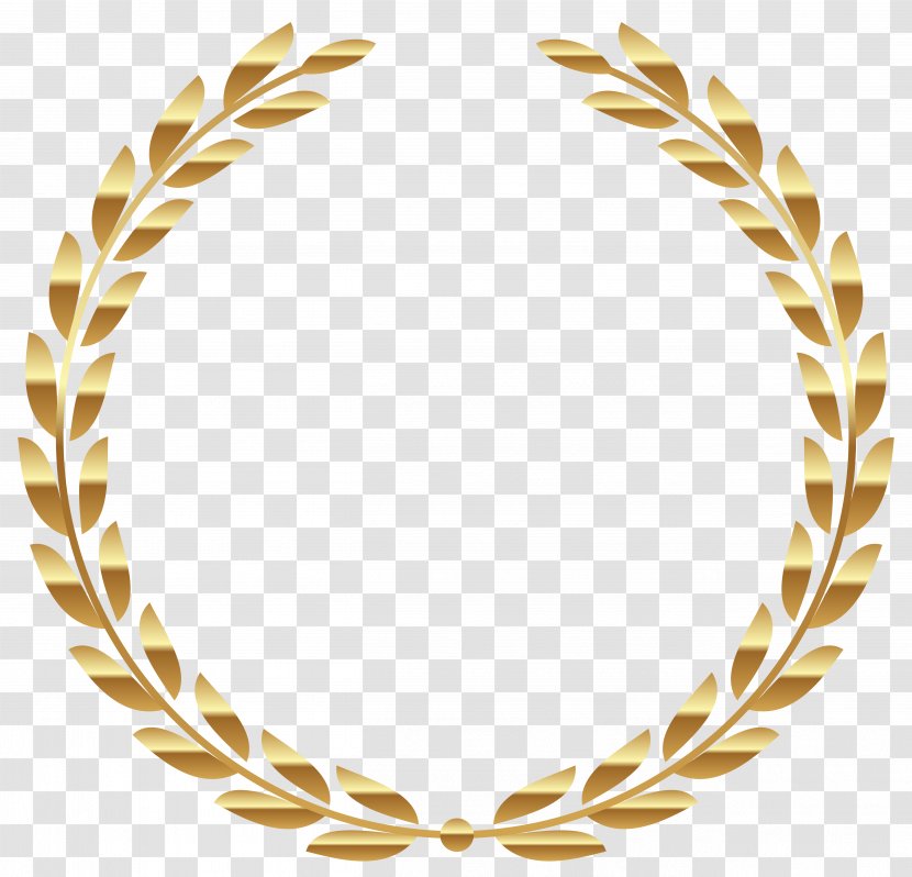 Laurel Wreath Gold Clip Art - Crown Transparent PNG