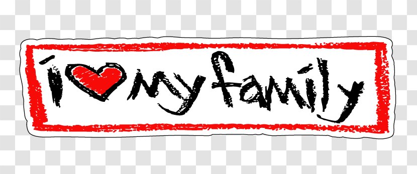 Bumper Sticker Family Decal Love - My Transparent PNG