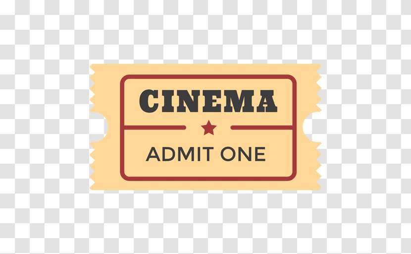 Ticket Film Cinematography - Sign - Area Transparent PNG